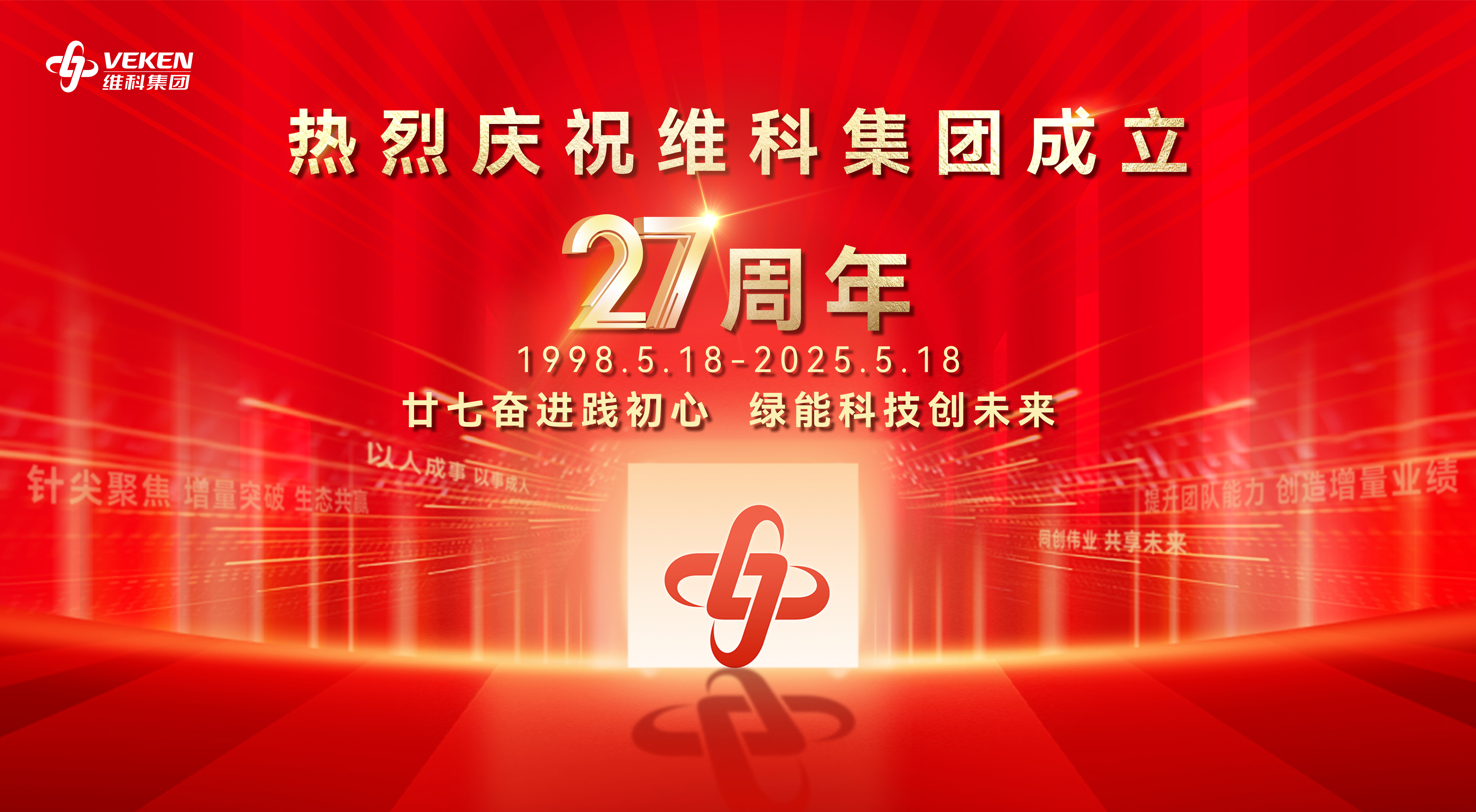 熱烈慶祝維科集團成立27周年